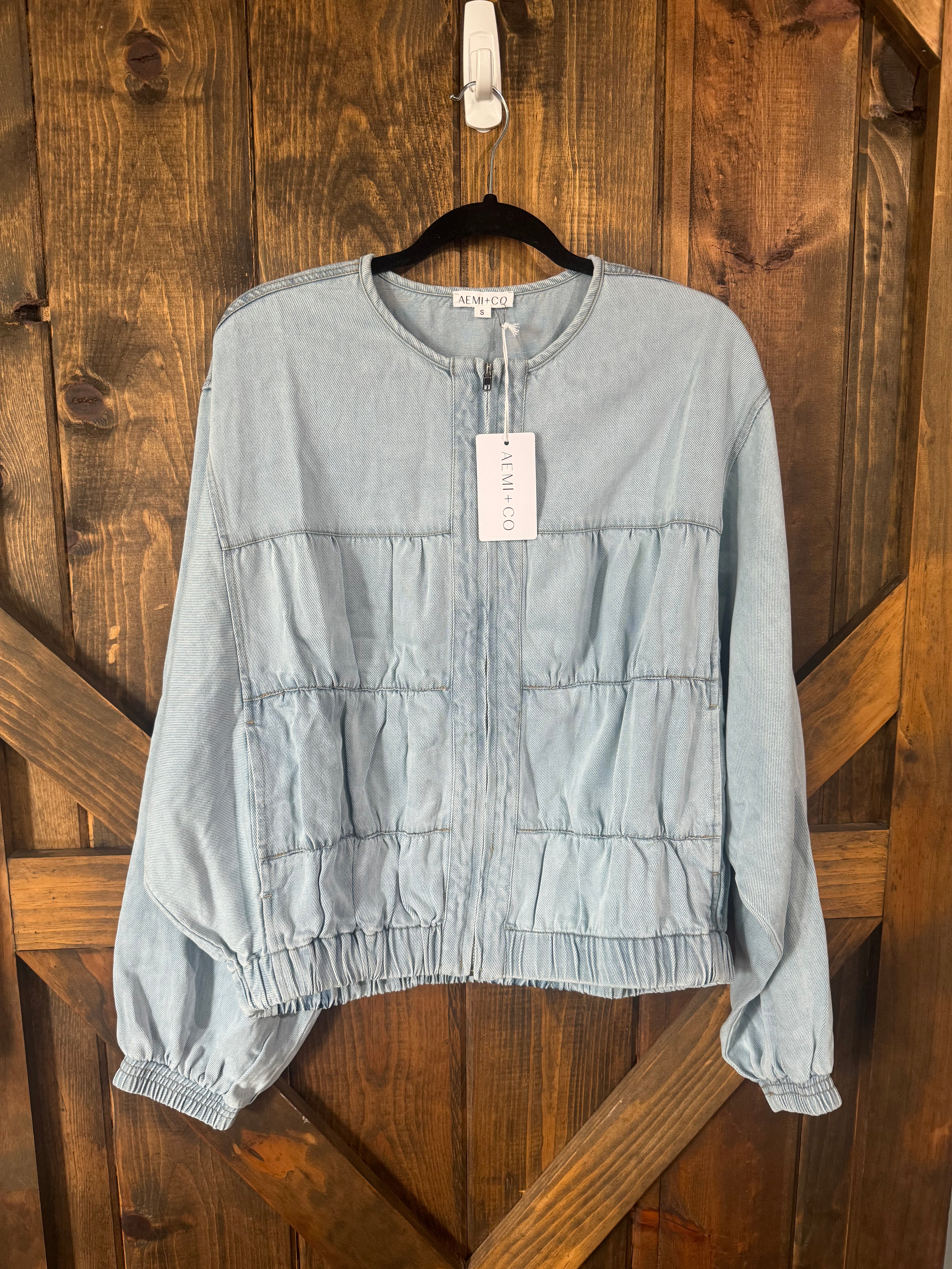 Denim Quilted Jacket