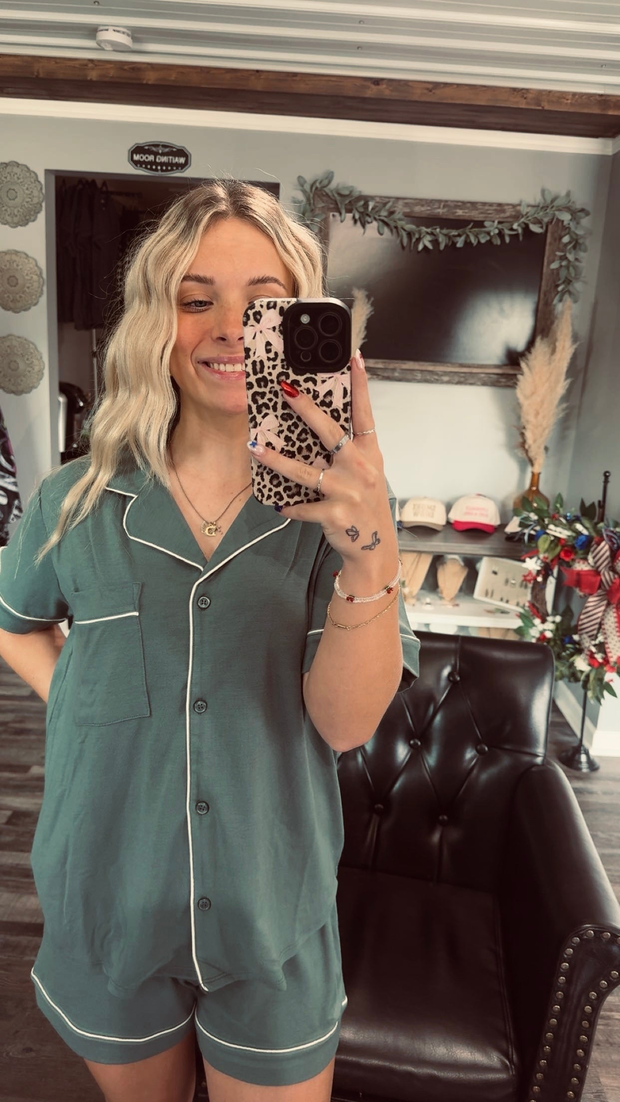 #94 Green Pj Set