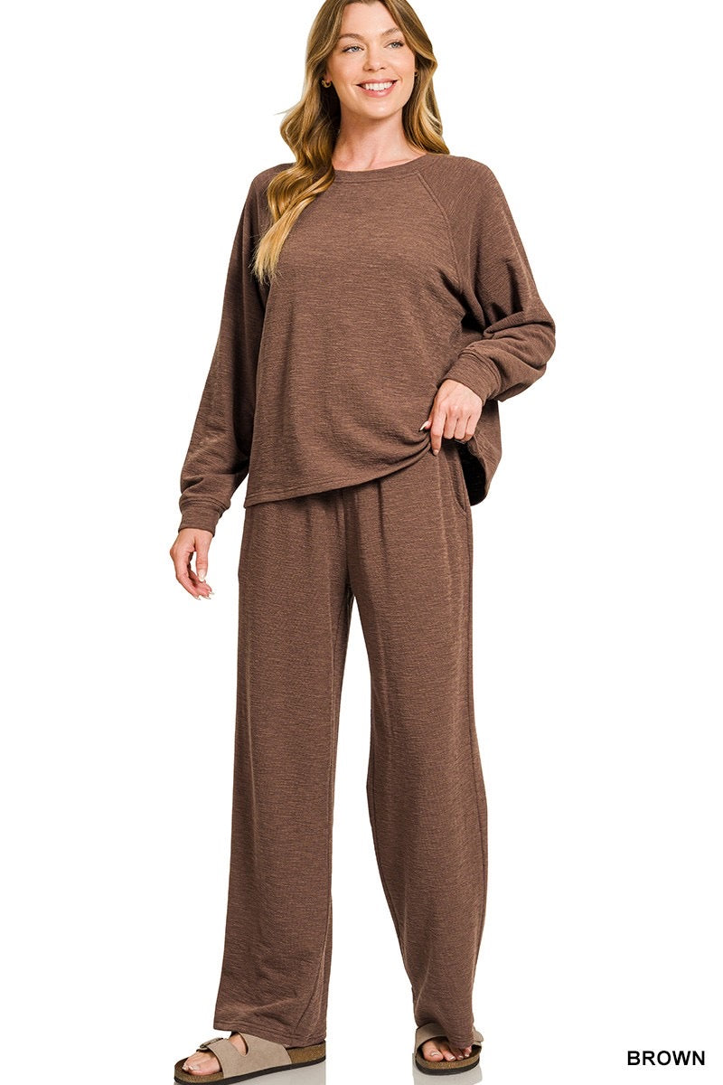 #114 Plus Size Long Sleeve Set